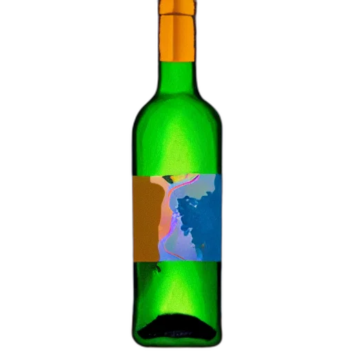 bottle, staff, weapon, 3d render transparent PNG cut-out