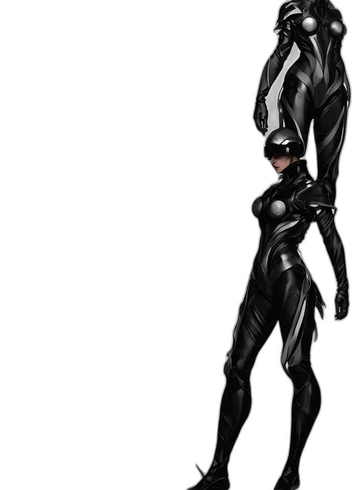 mask, dress, comic book art, concept art transparent PNG cut-out