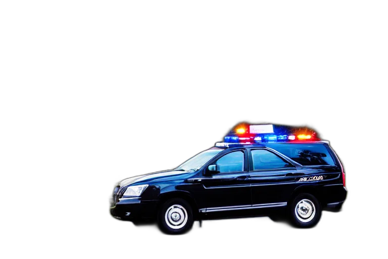 car, weapon, staff, concept art, photorealistic, 3d render, police, lights transparent PNG cut-out