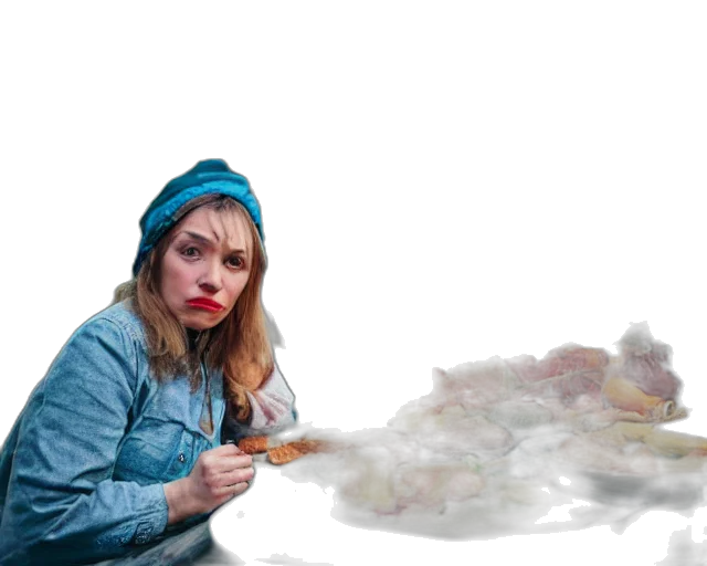 food, jacket, concept art, photorealistic transparent PNG cut-out
