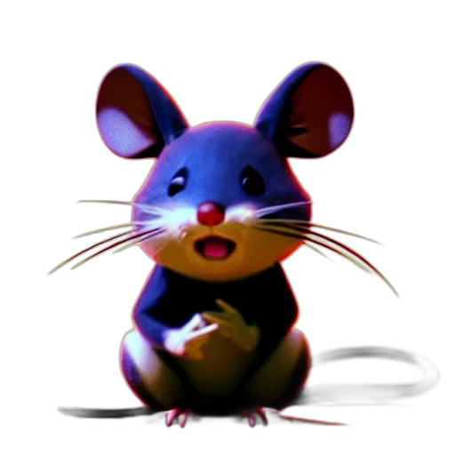 animal, staff, 3d render, concept art transparent PNG cut-out