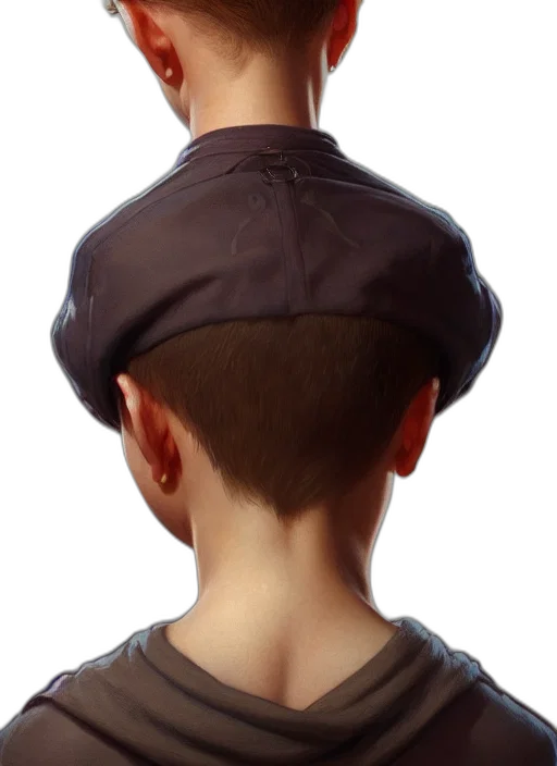 hat, crown, hair, face, photorealistic, 3d render, concept art, cyberpunk transparent PNG cut-out