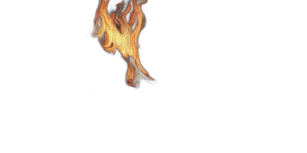 dragon, hair, staff, mask transparent PNG cut-out