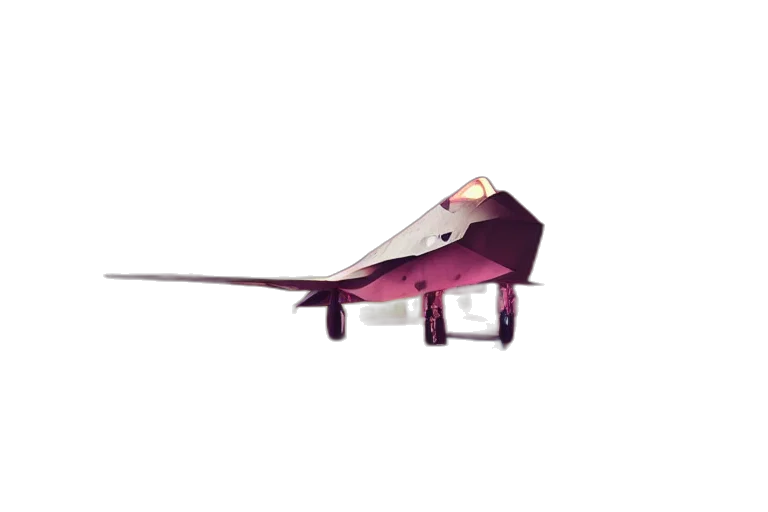 weapon, staff, robot, 3d render, concept art, photorealistic, fighter, jet transparent PNG cut-out