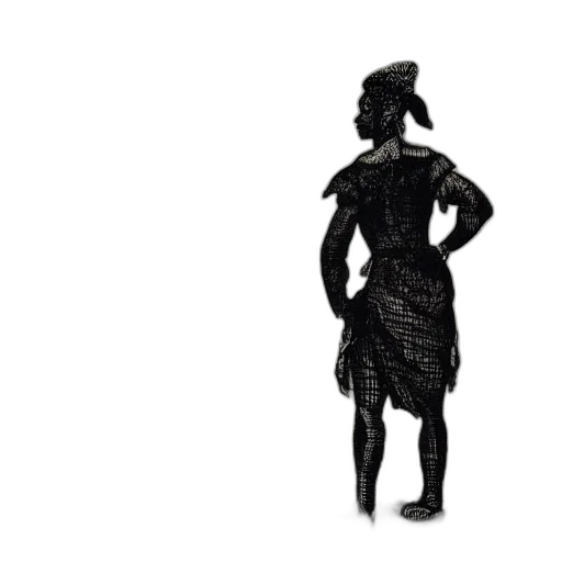 dress, staff, crown, hat transparent PNG cut-out