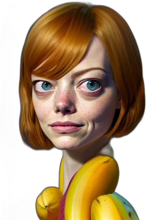 face, staff, animal, creature, photorealistic, concept art, cartoon, 3d render transparent PNG cut-out