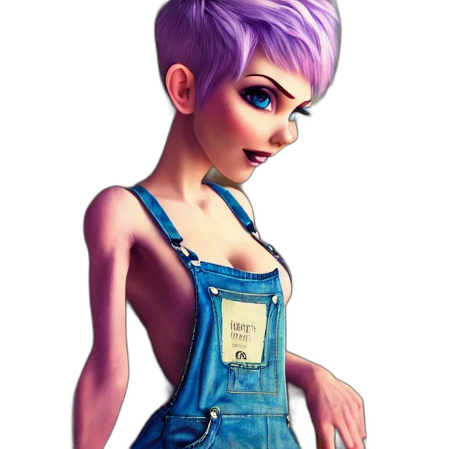 dress, robot, staff, concept art, cartoon, 3d render, photorealistic, full transparent PNG cut-out
