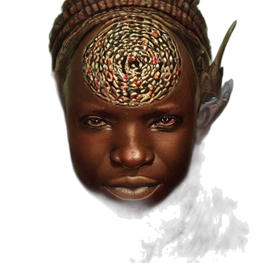 face, mask, crown, jewelry transparent PNG cut-out