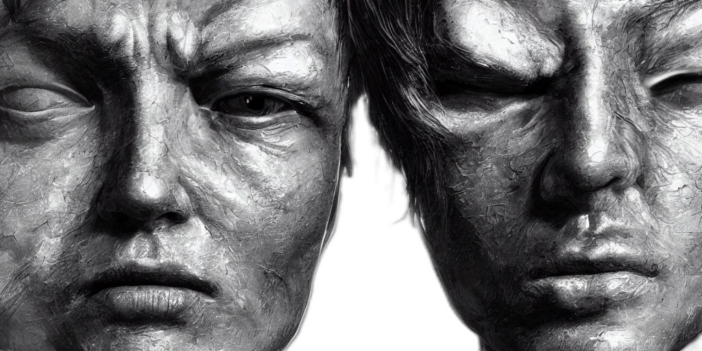 face, mask, photorealistic, elektron transparent PNG cut-out