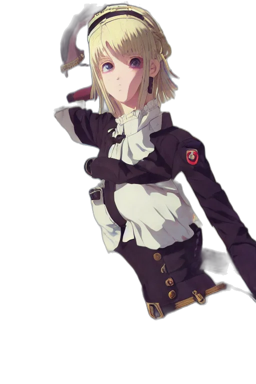 staff, hat, jacket, weapon transparent PNG cut-out