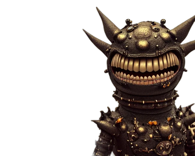 dragon, robot, creature, staff transparent PNG cut-out