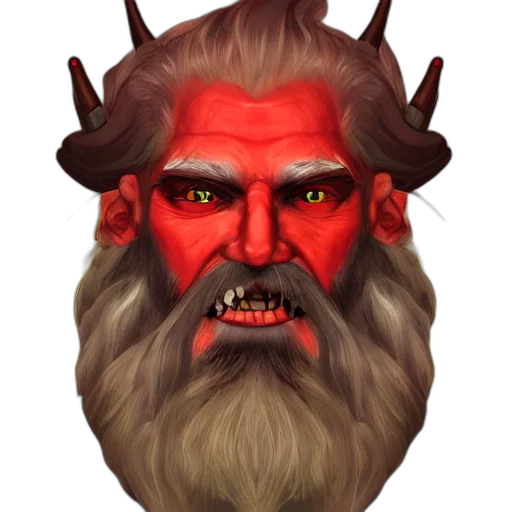 face, mask, creature, fantasy art transparent PNG cut-out