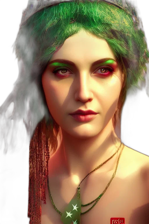 face, jewelry, crown, hat, fantasy art, photorealistic, concept art, oil painting transparent PNG cut-out