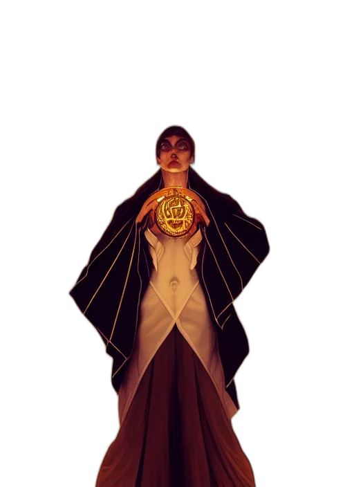 jewelry, crown, staff, mask, concept art, fantasy art, pixel art, 3d render transparent PNG cut-out