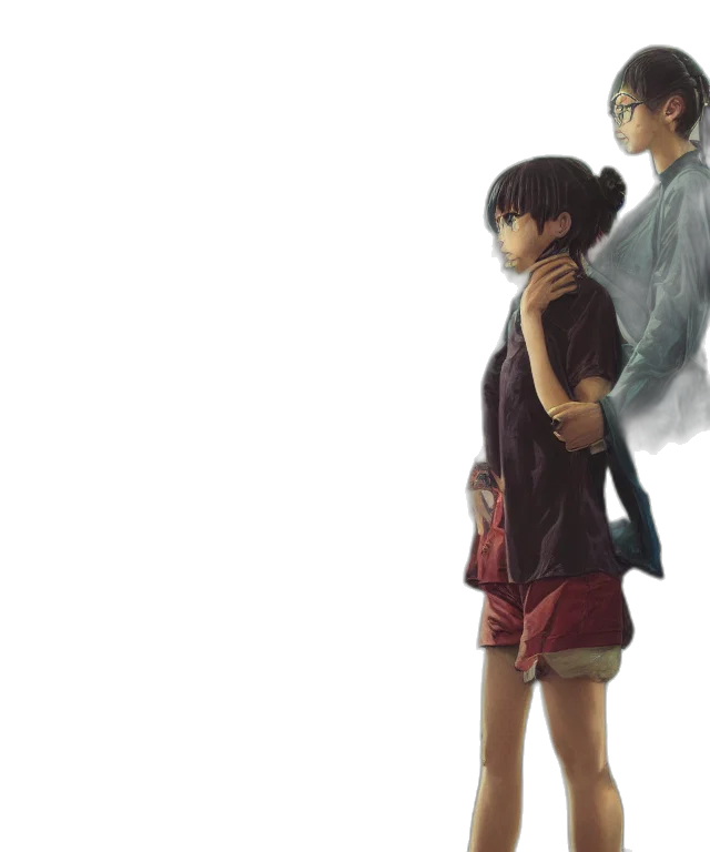 concept art, photorealistic, anime, watercolor transparent PNG cut-out