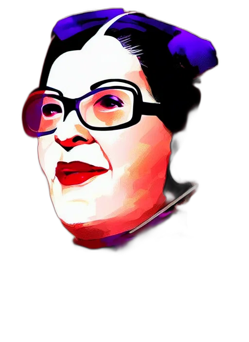 face, cartoon, photorealistic, comic book art, pencil sketch, portrait, oum, khalthoum transparent PNG cut-out