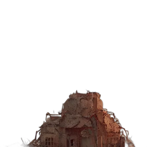 building, crown, weapon, hat, concept art, watercolor, photorealistic, 3d render transparent PNG cut-out