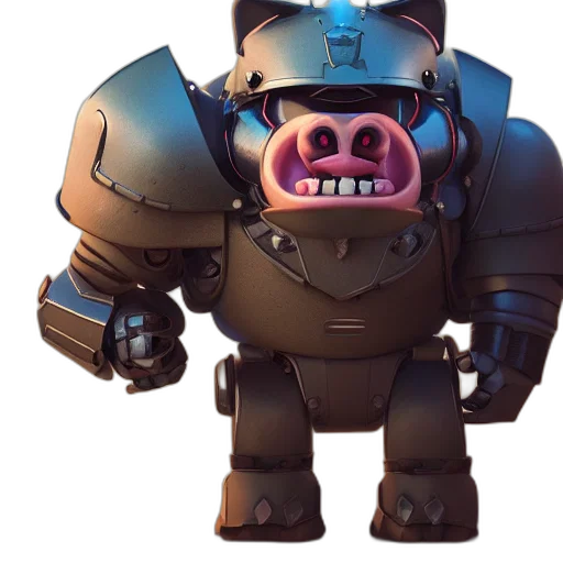 robot, animal, creature, mask transparent PNG cut-out