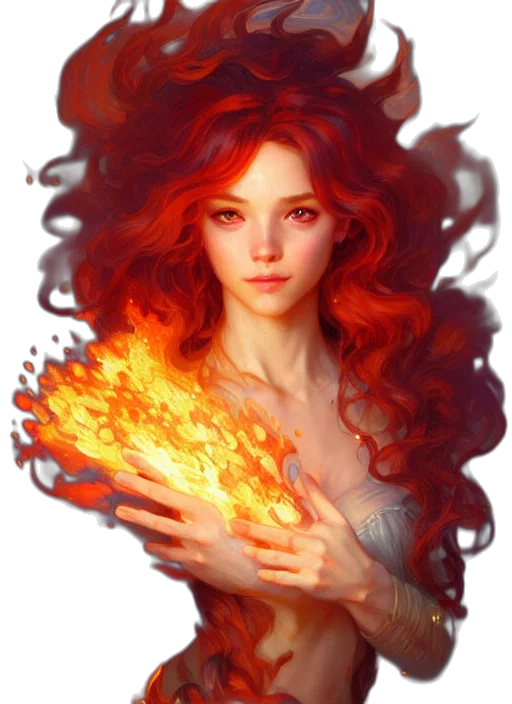 dragon, fantasy art, concept art, photorealistic, comic book art, fire, red, golden transparent PNG cut-out