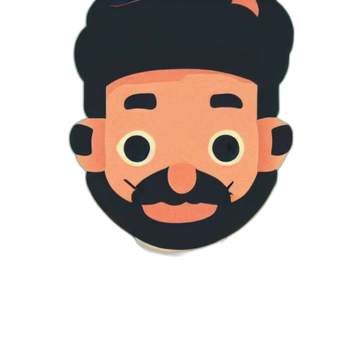 face, mask, staff, creature transparent PNG cut-out