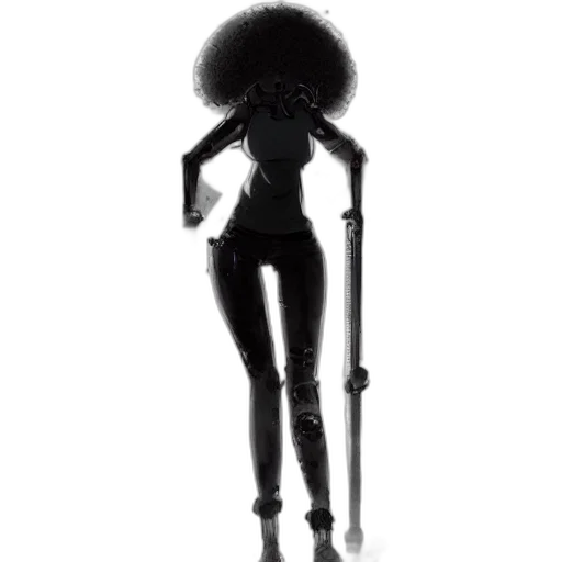 staff, robot, sword, weapon, concept art, pixel art, 3d render, cartoon transparent PNG cut-out
