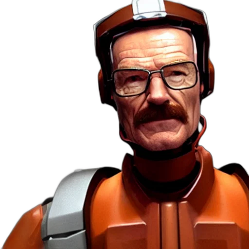 robot, staff, face, 3d render, concept art, photorealistic, comic book art, bryan transparent PNG cut-out