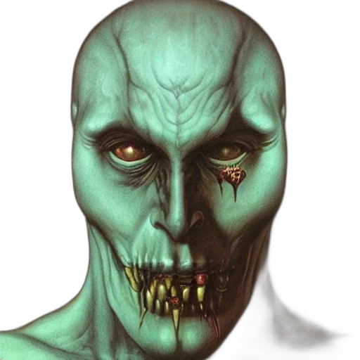 face, mask, creature, staff transparent PNG cut-out