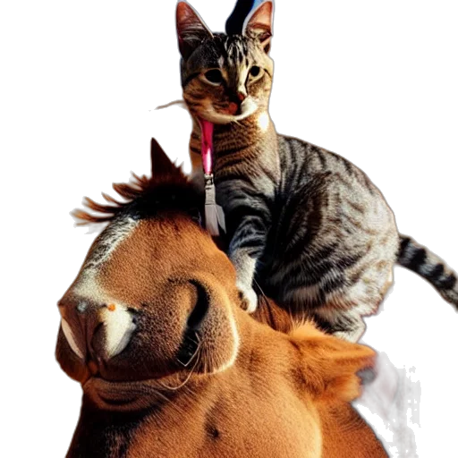 animal, staff, hat, creature, photorealistic, concept art, photo, cat transparent PNG cut-out