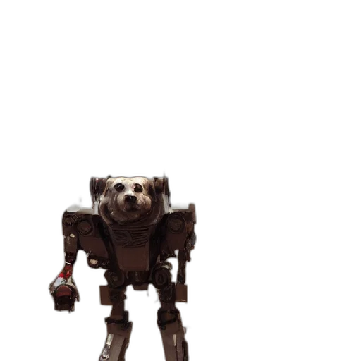 robot, animal, creature, staff transparent PNG cut-out