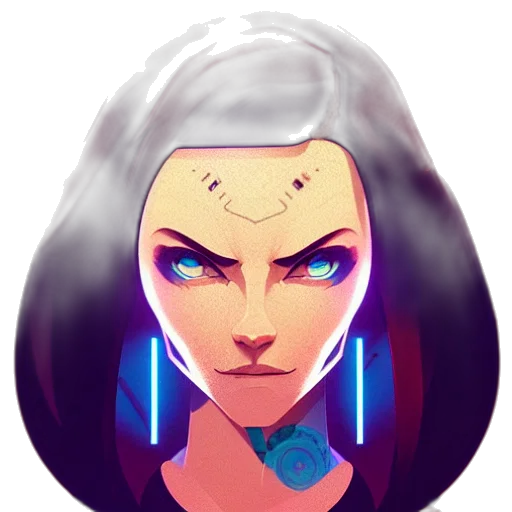 face, crown, mask, pixel art, fantasy art, concept art, comic book art, blue transparent PNG cut-out