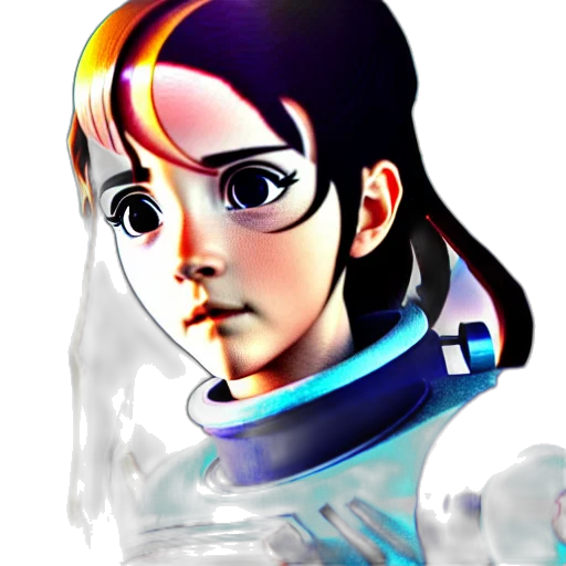 robot, face, mask, staff, concept art, comic book art, anime, 3d render transparent PNG cut-out