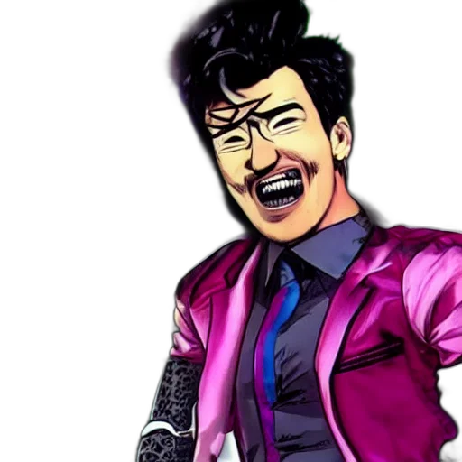 face, jacket, staff, mask transparent PNG cut-out
