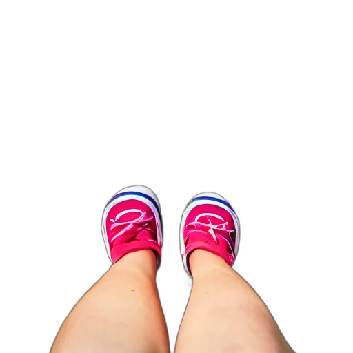 shoes, dress, 3d render, photorealistic transparent PNG cut-out