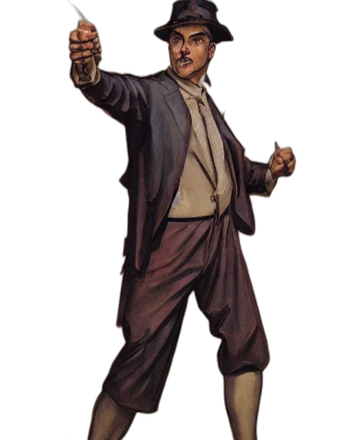 staff, jacket, umbrella, weapon transparent PNG cut-out