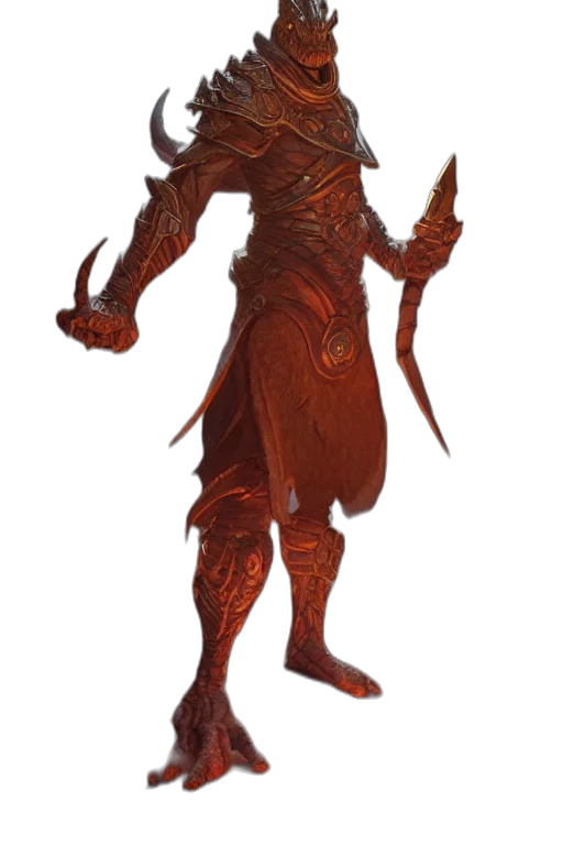 staff, creature, dragon, mask, concept art, fantasy art, comic book art, 3d render transparent PNG cut-out
