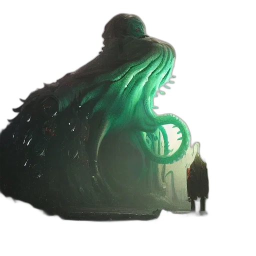 creature, bottle, mask, jacket transparent PNG cut-out