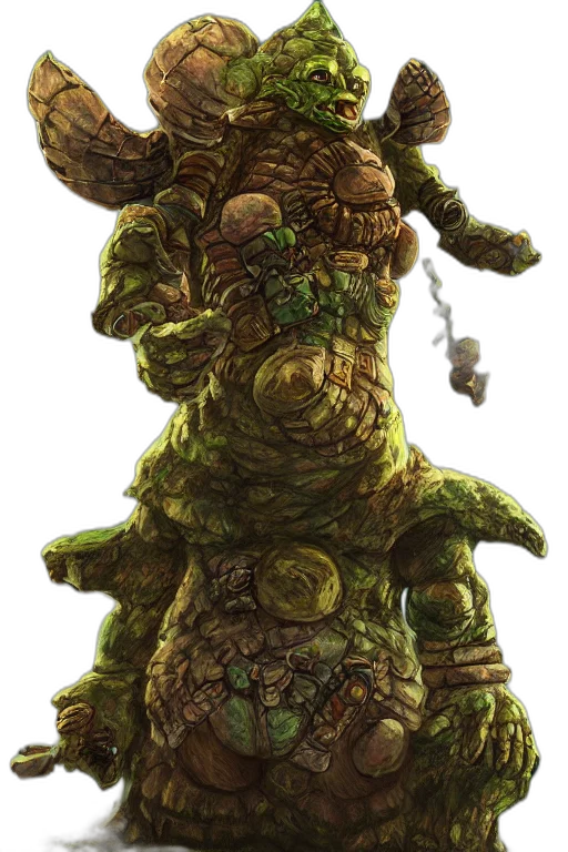 tree, staff, creature, robot, concept art, fantasy art, 3d render, pixel art transparent PNG cut-out