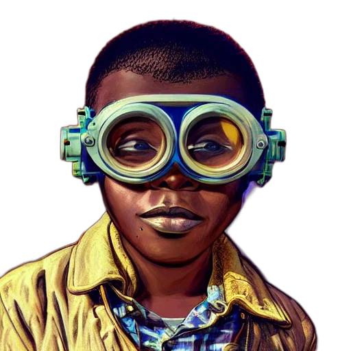 mask, face, robot, concept art, photorealistic, comic book art, 3d render, colourful transparent PNG cut-out
