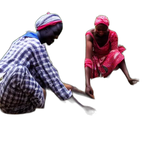 staff, hat, african, farm transparent PNG cut-out