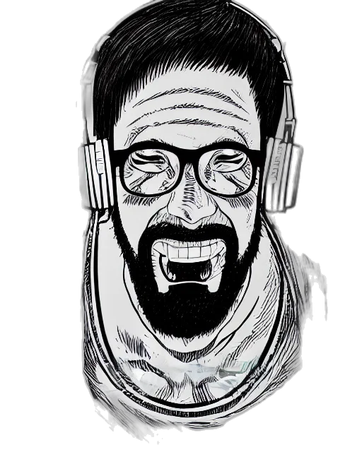 face, cartoon, pencil sketch, comic book art transparent PNG cut-out