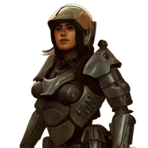 robot, weapon, concept art, fantasy art transparent PNG cut-out