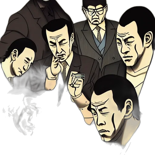 face, mask, staff, jacket transparent PNG cut-out