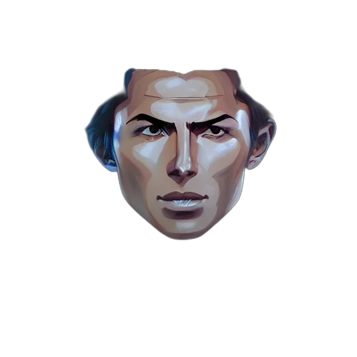 mask, face, robot, hair transparent PNG cut-out
