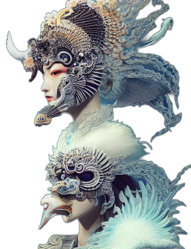 mask, dragon, creature, face transparent PNG cut-out