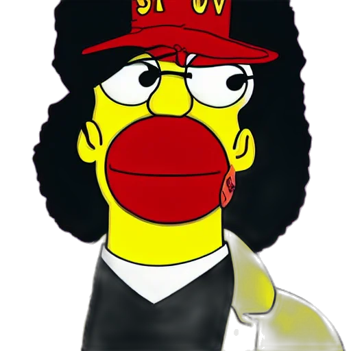 hat, staff, cartoon, concept art, photorealistic, anime, michael, jackson transparent PNG cut-out