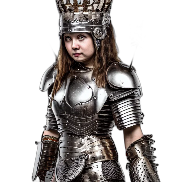 crown, sword, weapon, fantasy art transparent PNG cut-out