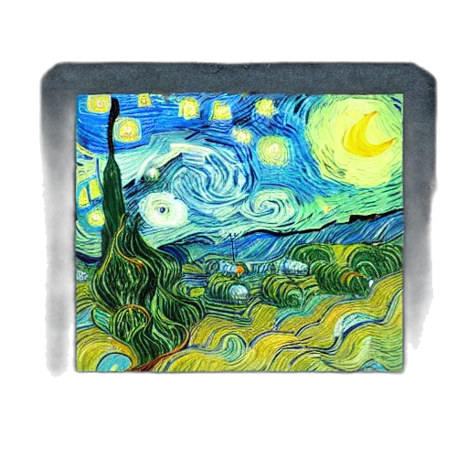fantasy art, oil painting, concept art, photorealistic, underwater, night, outer space, sunset transparent PNG cut-out