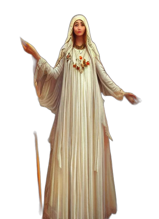 staff, dress, sword, concept art transparent PNG cut-out