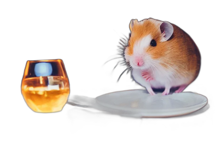 food, animal, photo, hamsters, date, stuck, glass, wine transparent PNG cut-out