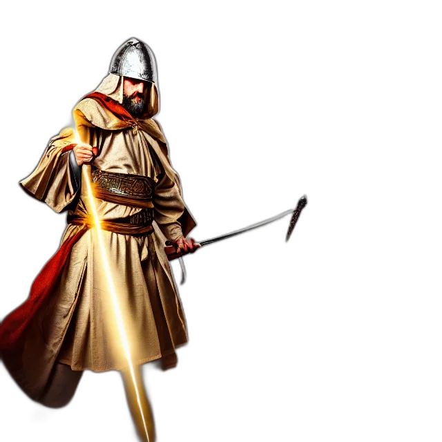 sword, staff, weapon, concept art, fantasy art, 3d render, photorealistic, golden transparent PNG cut-out